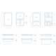 Bac à ingrédients 1/1GN | 100mm | 530x325mm