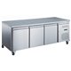 Table inox avec tablette